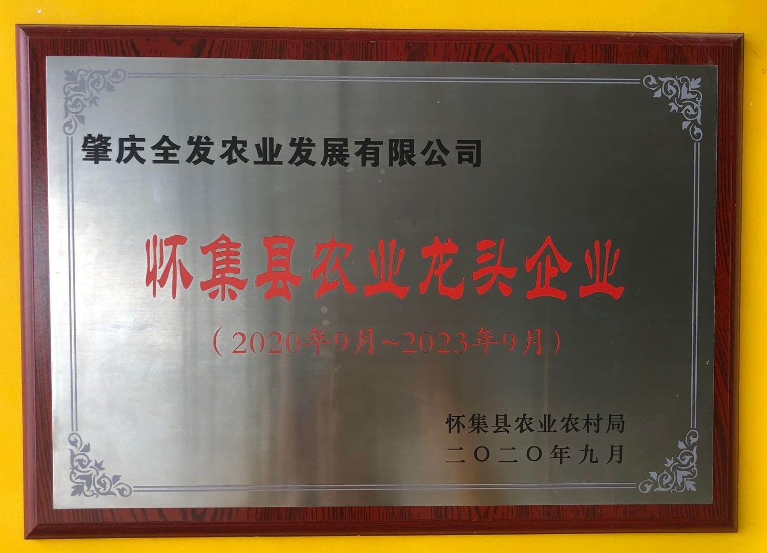 怀集县农业龙头企业